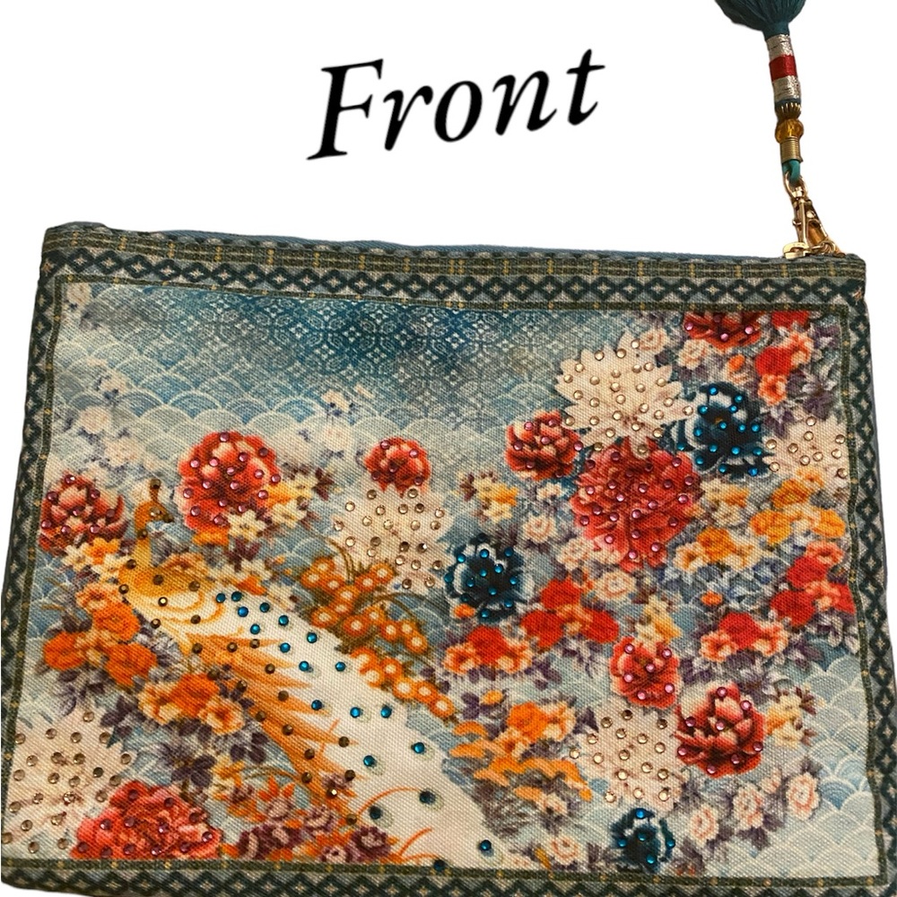 Camilla rhinestone clutch
